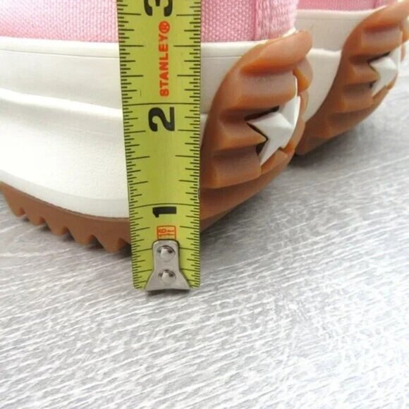 Converse Run Star Hike HI Platform Women's Size 9.5 Pink Red Roses NEW A05192C - Picture 10 of 14